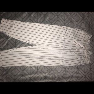 Paper bag pants worn once for a couple of hours